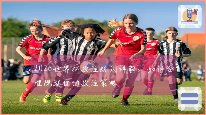 2026世界杯投注规则详解，如何合理规划你的投注策略
